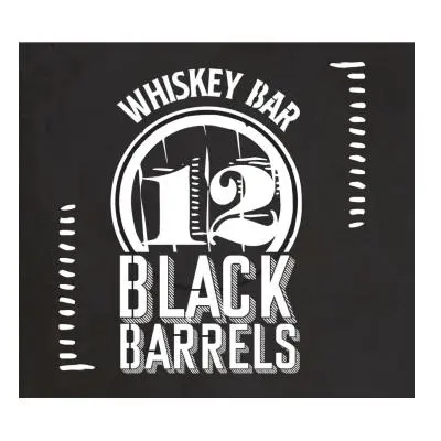 12 Black Barrels - Whiskey Bar лого